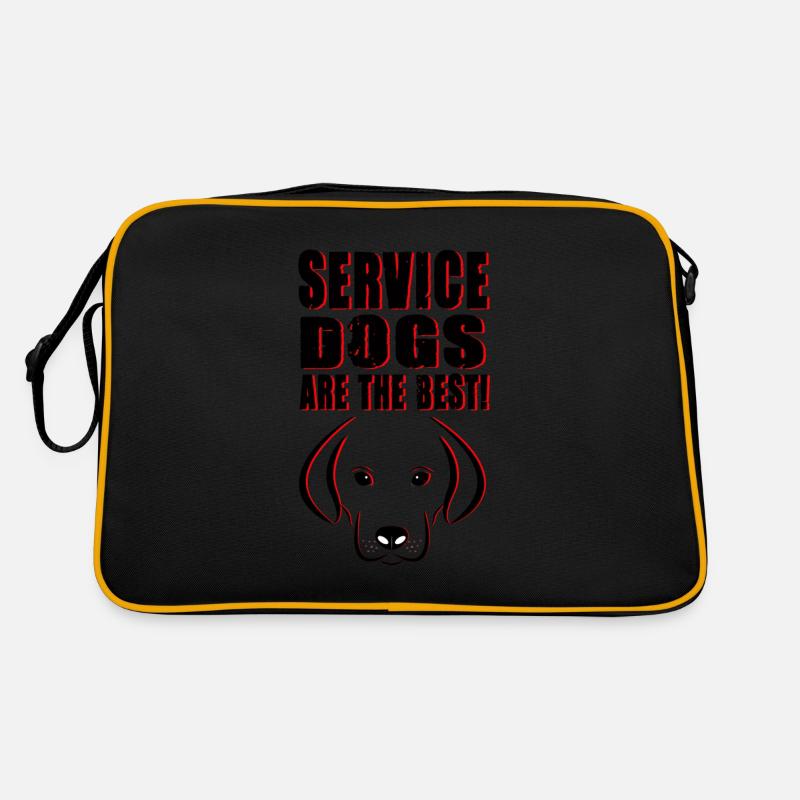 Chien de service chien Sac Retro