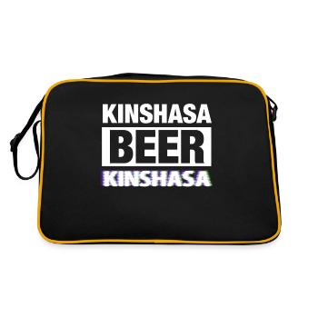 Kinshasa Congo beer - Retro Bag - black/gold - Back