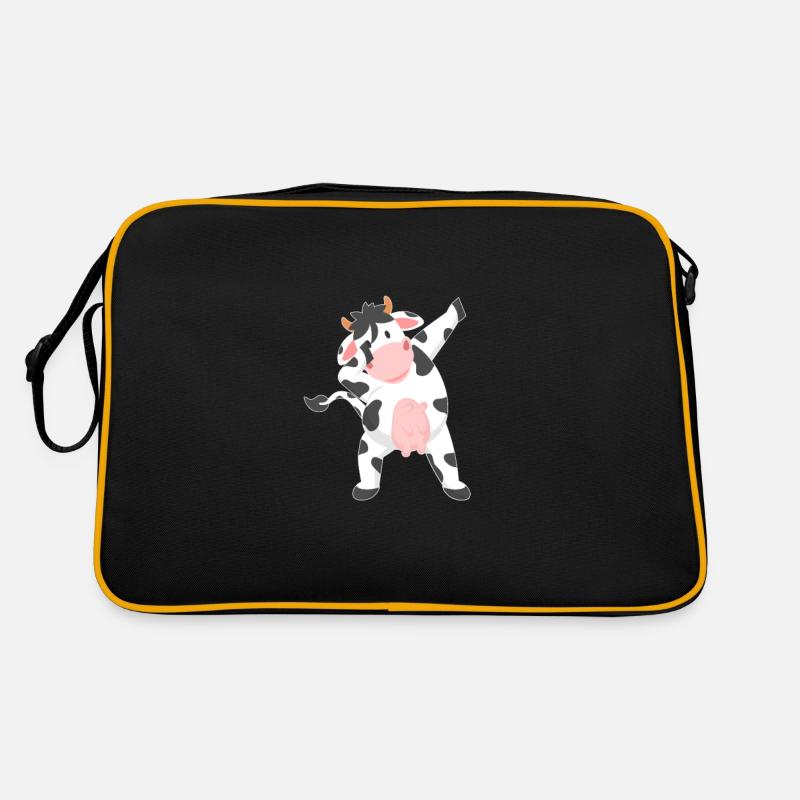 Dabbing Cow Dab Cows Farmer Farmer Retro Bag