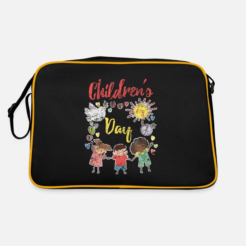 Kindertag Retro Tasche