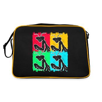 Mantis - Retro Bag - black/gold - Back