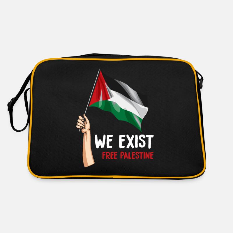 Palestine - Retro Bag - black/gold