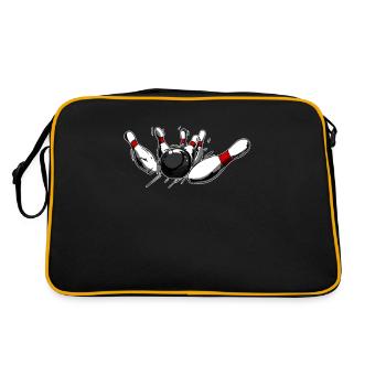 Bowling Bowling Ball Cones Bowling - Retro Bag - black/gold - Back