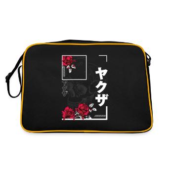Conception de la ville japonaise - Sac Retro - noir/or - Dos
