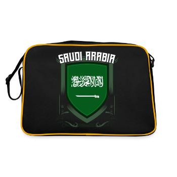 Saudi Arabia - Retro Bag - black/gold - Back