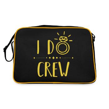 I do crew - Retro Bag - black/gold - Back