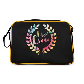 I do crew - Retro Bag - black/gold - Back