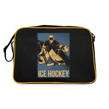 Hockey sur glace Hockey sur glace - Sac Retro - noir/or - Dos