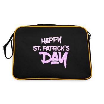 Saint Patrick - Sac Retro - noir/or - Dos