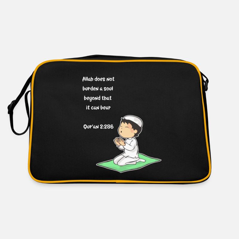 Koran Surah verse Allah Allah Islam Muslim Gift Retro Bag