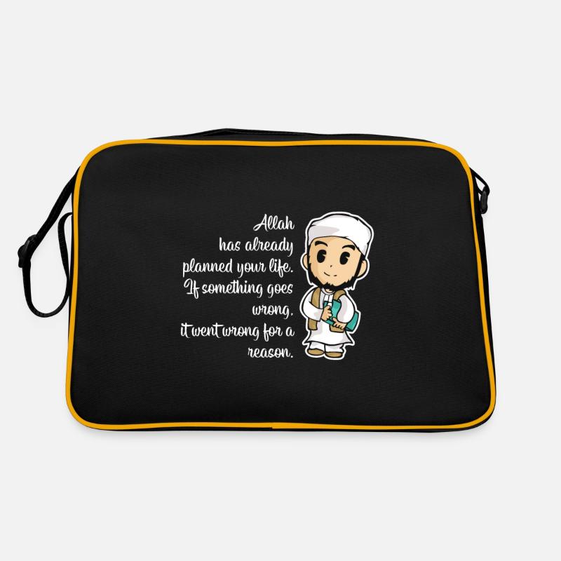 Coran Islam Citation Sure Prière Allah Cadeau Musulman Sac Retro