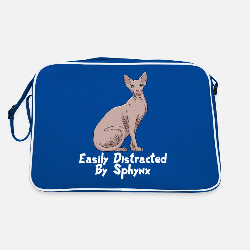 Sphynx Sphinx Katze Kätzchen Haustier Geschenk Retro Tasche