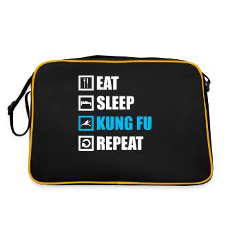 Kung Fu - Sac Retro - noir/or - Dos