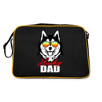 Husky - Retro Bag - black/gold - Back