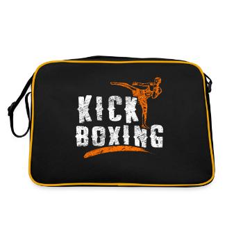 kickboxing - Sac Retro - noir/or - Dos