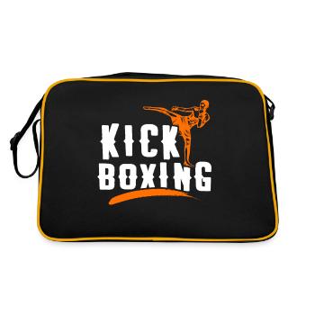 kickboxing - Sac Retro - noir/or - Dos