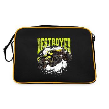 Monster Truck - Sac Retro - noir/or - Dos