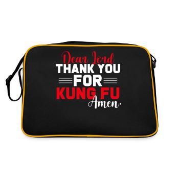 Kung Fu - Sac Retro - noir/or - Dos