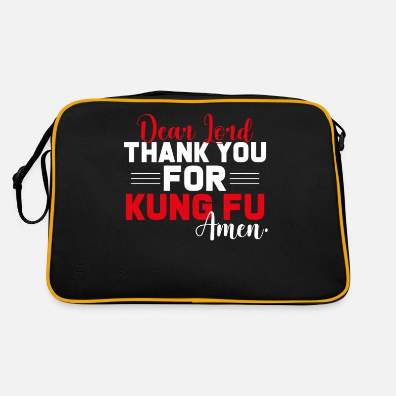 Kung Fu - Retro Tasche - Schwarz/Gold