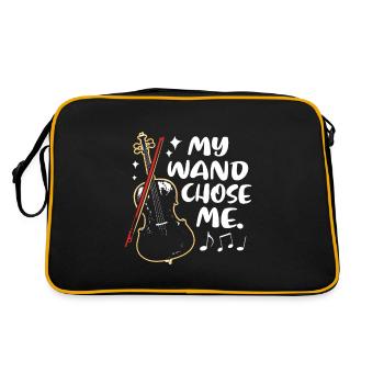Violoncelle Contrebasse Classique Musique Professeur symphonie - Sac Retro - noir/or - Dos