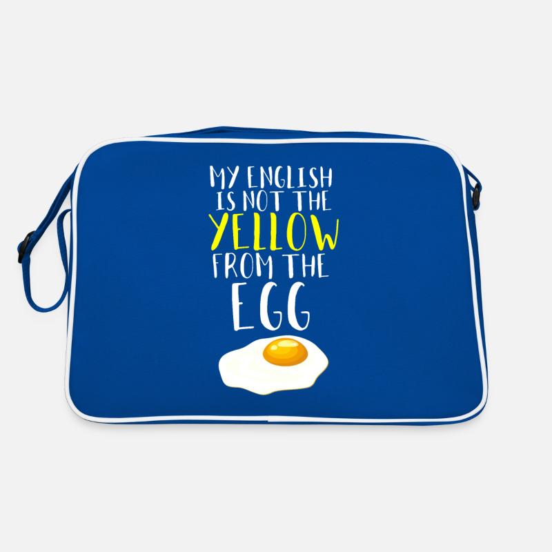 Egg fried egg Denglisch Retro Bag