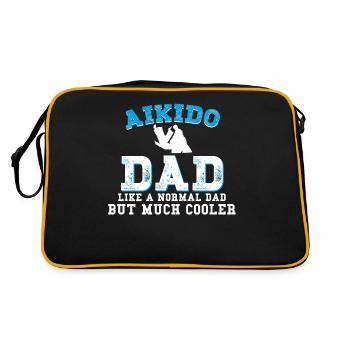 Aikido - Retro Tasche - Schwarz/Gold - Hinten