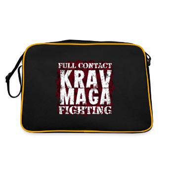 Krav Maga auto-défense en mêlée - Sac Retro - noir/or - Dos