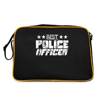 Best Policeman - Retro Bag - black/gold - Back