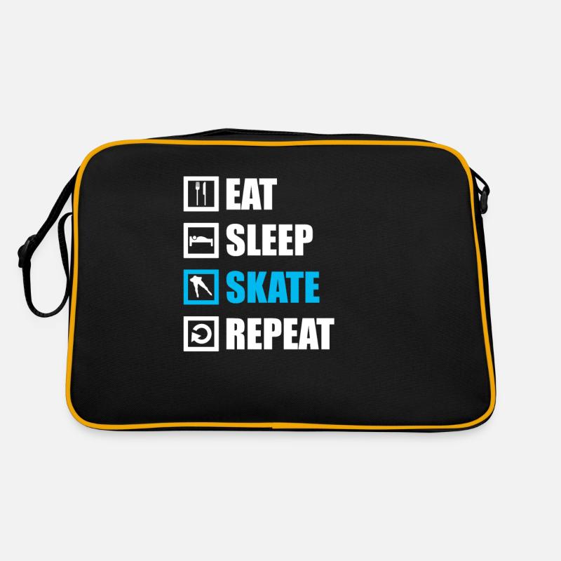 Eisschnelllauf Retro Tasche