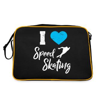 Speed Skating - Retro Bag - black/gold - Back