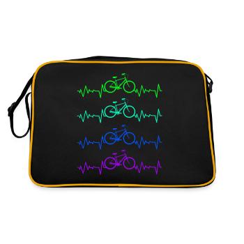 Bicycle - Retro Bag - black/gold - Back