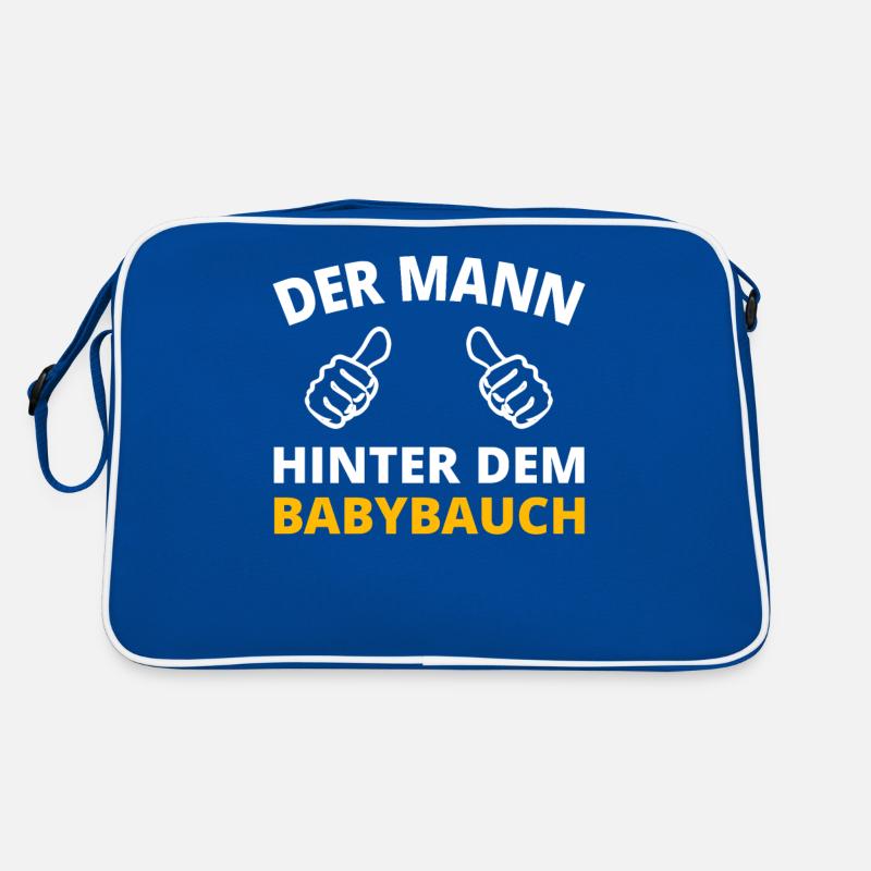 Vaterschaft Werdender Vater Papa Väter Geschenke Retro Tasche