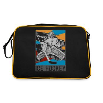 Hockey sur glace Hockey sur glace - Sac Retro - noir/or - Dos