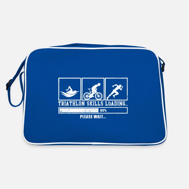 Triathlon Skills Loading | Ladebalken Geschenkidee Retro Tasche