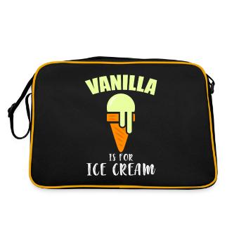 BDSM Vanilla Is For Ice Cream Daddy Soumis - Sac Retro - noir/or - Dos