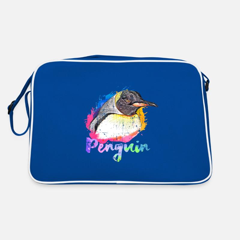 Pinguin Antarktis Geschenk Retro Tasche