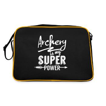Archer - Retro Bag - black/gold - Back