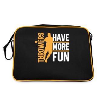 ATHLETICS - Retro Bag - black/gold - Back