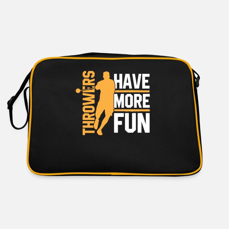 LEICHTATHLETIK - Retro Tasche - Schwarz/Gold