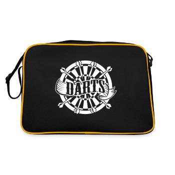 Fléchettes Fléchettes jeu de fléchettes - Sac Retro - noir/or - Dos