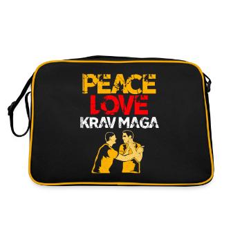 Krav Maga - Sac Retro - noir/or - Dos