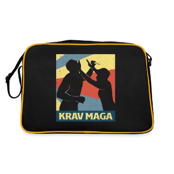 Krav Maga - Sac Retro - noir/or - Dos