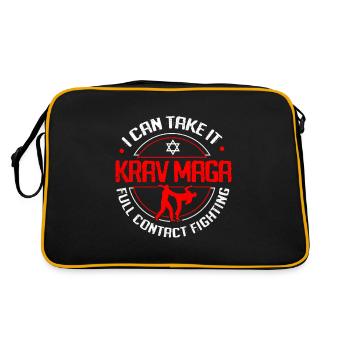 Krav Maga - Sac Retro - noir/or - Dos