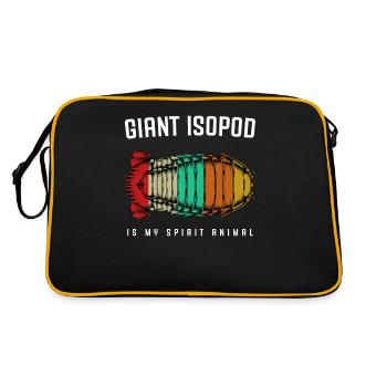 giant isopod - Retro Bag - black/gold - Back