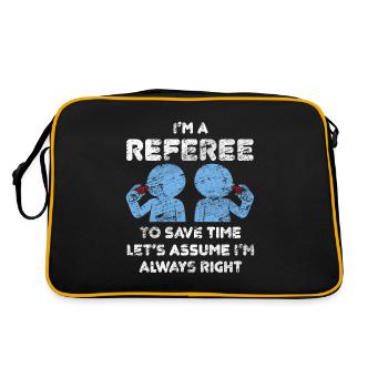 Referee - Retro Bag - black/gold - Back