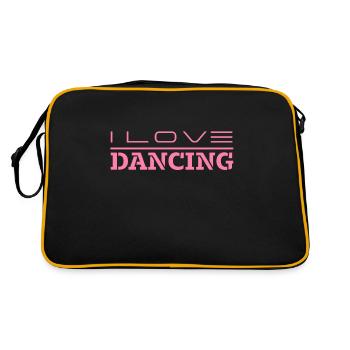 Danseur Danse Danse Danse École de danse - Sac Retro - noir/or - Dos