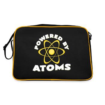 atomes - Sac Retro - noir/or - Dos