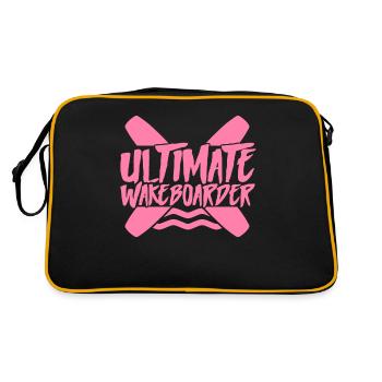 Sea Wakeboarder Wakeboard Water Wakeboarding - Retro Bag - black/gold - Back