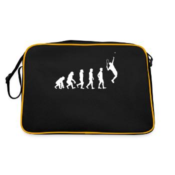 TENNIS Evolution - Sac Retro - noir/or - Dos