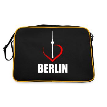 j'aime berlin j'aime berlin - Sac Retro - noir/or - Dos